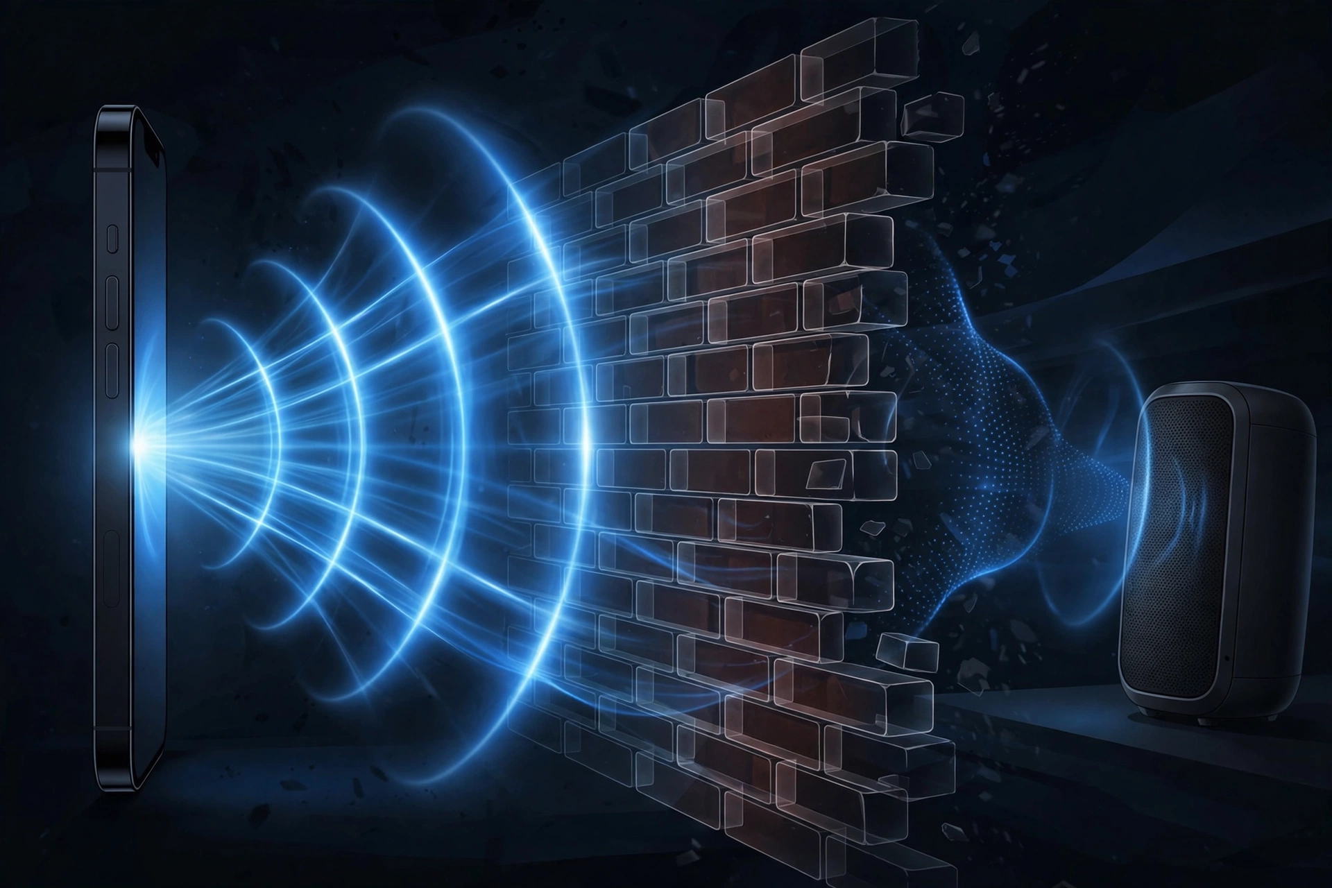 bluetooth range signal through walls