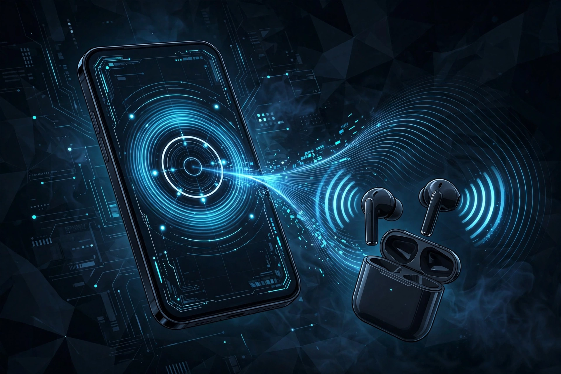 phone scanning for bluetooth headphones pairing
