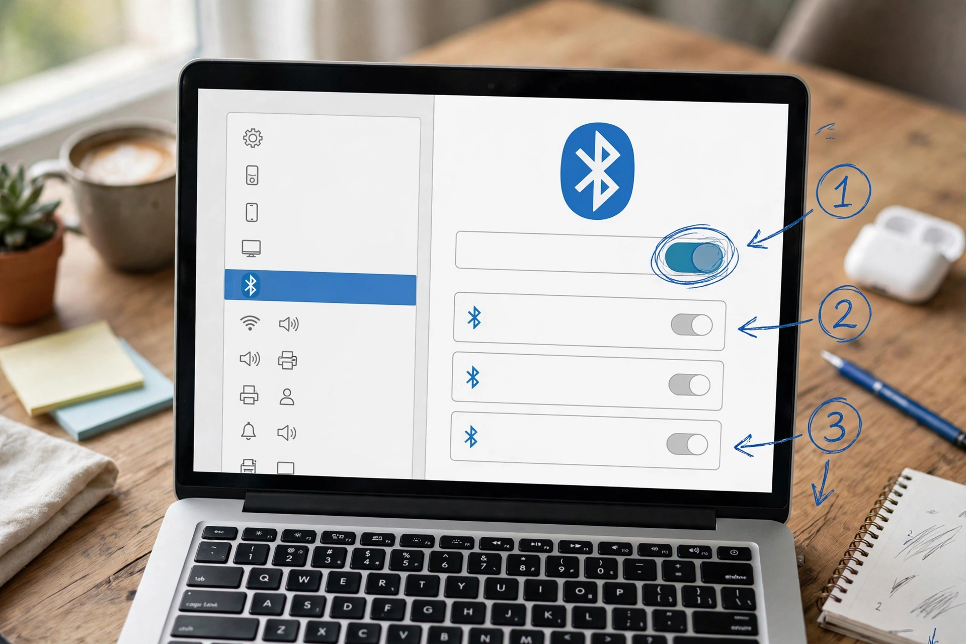 Bluetooth toggle missing from Windows settings