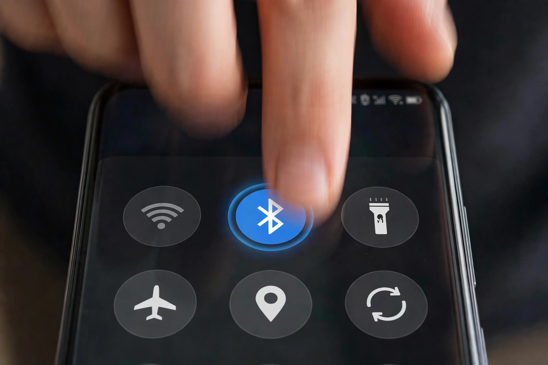 Android quick settings Bluetooth toggle
