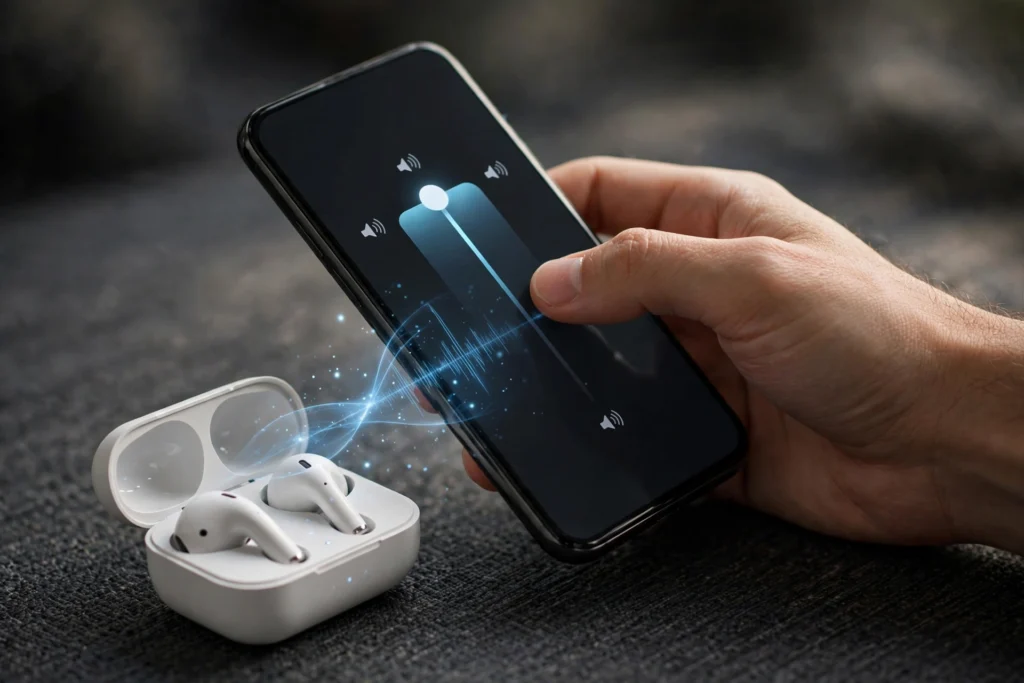 Adjusting Bluetooth volume on an Android phone