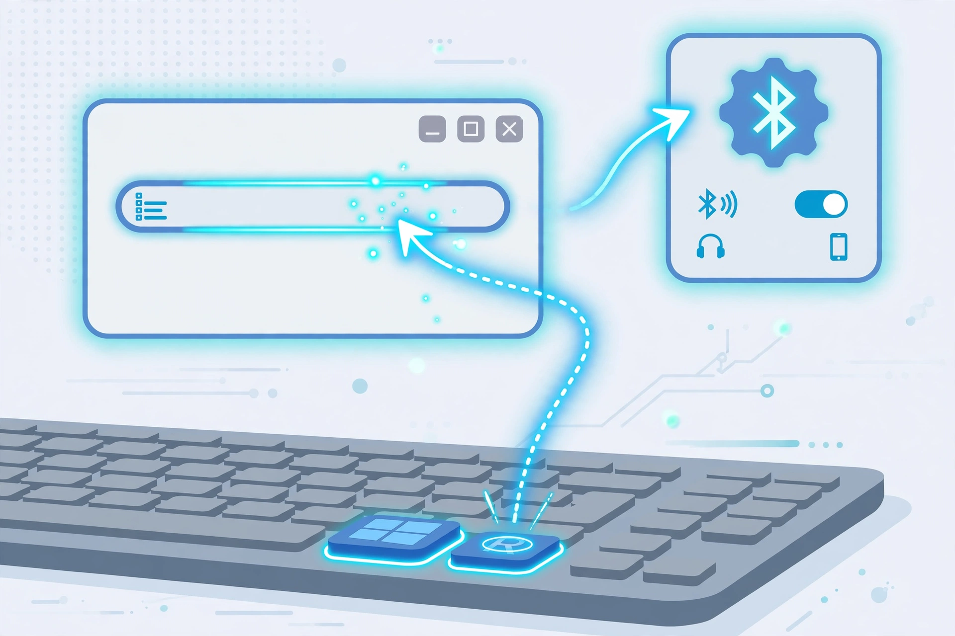 Open Windows Bluetooth settings directly with the Run command shortcut