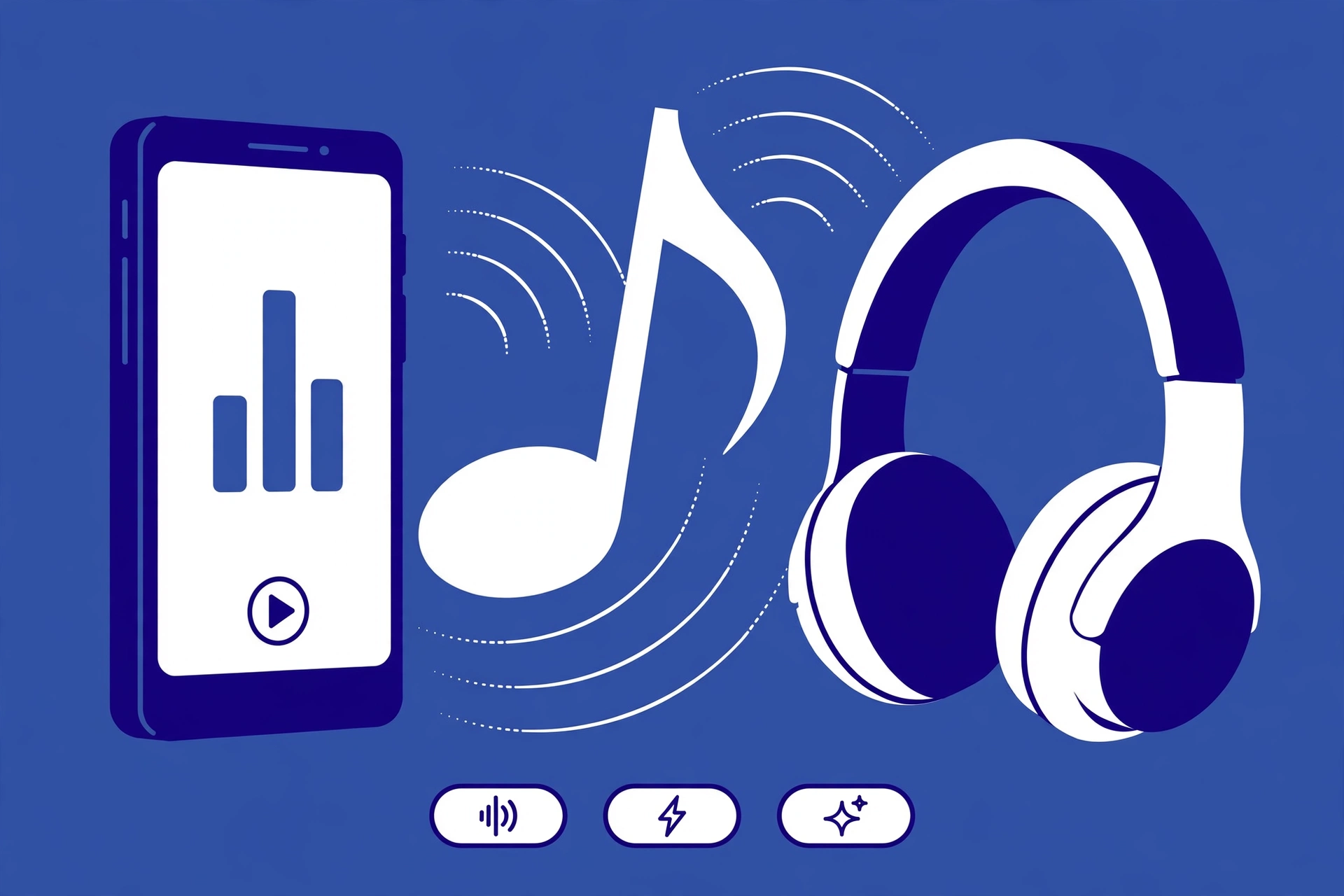 A2DP audio streaming from smartphone to wireless headphones