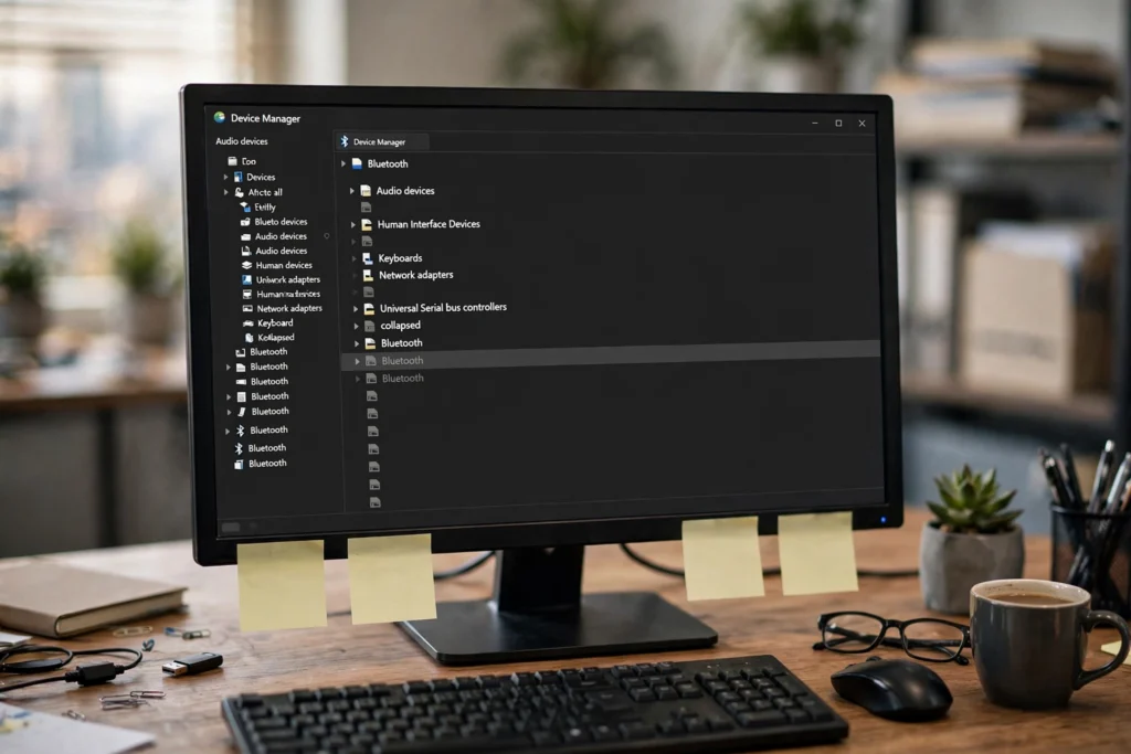 Revealing hidden Bluetooth devices in Device Manager