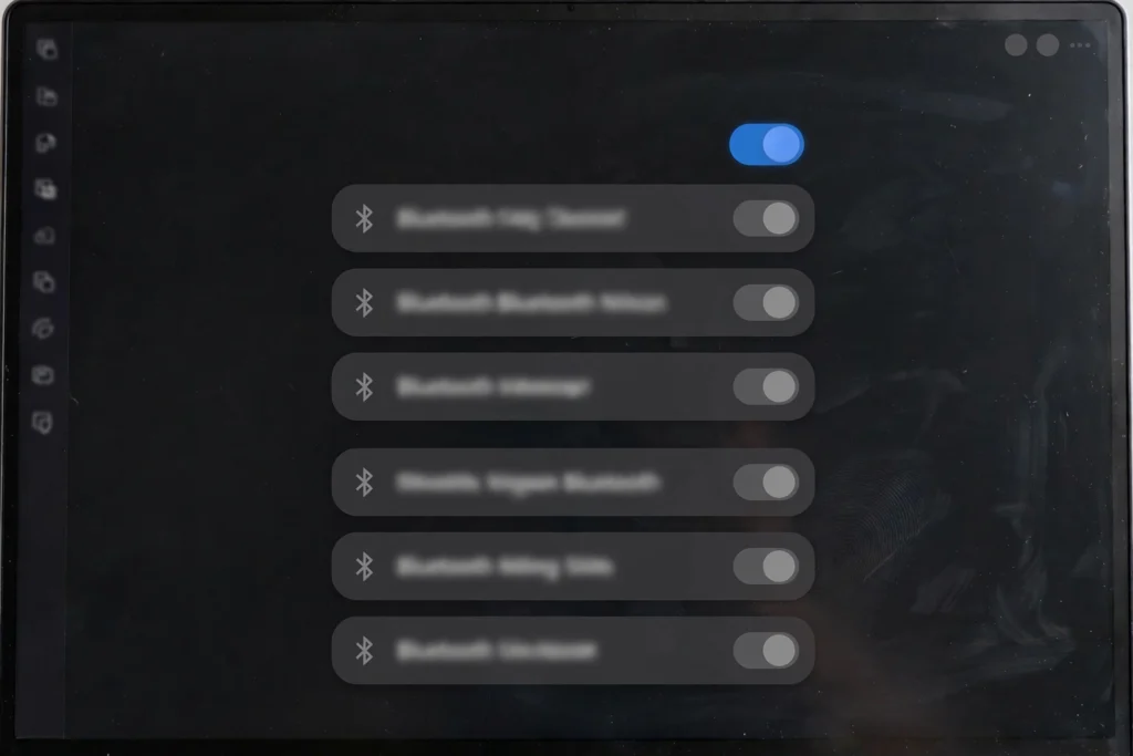 Bluetooth toggle in Windows 11 Settings